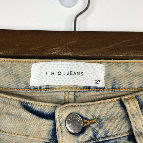 IRO Ajuste Terry Jeans Base Jarod Distressed Gray Jeans Size 27. NWT - Picture 4 of 14